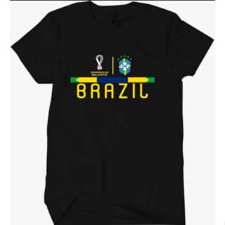 Qatar WORLD CUP Clothes / BRAZIL T-Shirt / TSHIRT / COMBED / FIFA WORLD CUP QATAR