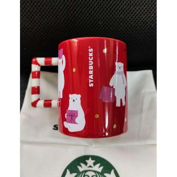 starbucks-mug-gift-wrapping-bear-12-oz-แท้