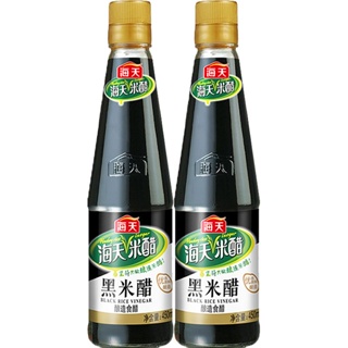 น้ำส้มสายชูดำ สำหรับทำอาหารจีน ยี่ห้อ ไฮ่เทียน หมี่ชู่ 450ml 海天米醋 黑米醋