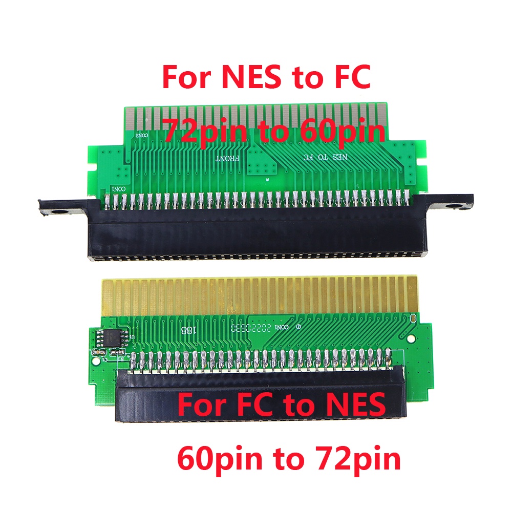 อะแดปเตอร์แปลง 60 Pin เป็น 72 Pin สําหรับคอนโซล Nintendo NES FC เป็น ...