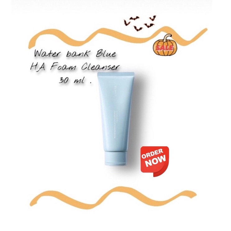 โฟมล้างหน้า Water bank Blue HA Cleanser 30 ml. | Shopee Thailand