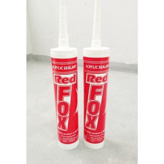 กาวซิลิโคน-อคีลิค-อคิลิค-acrylic-sealant-red-fox-ทาสีทับได้มีสีให้เลือก