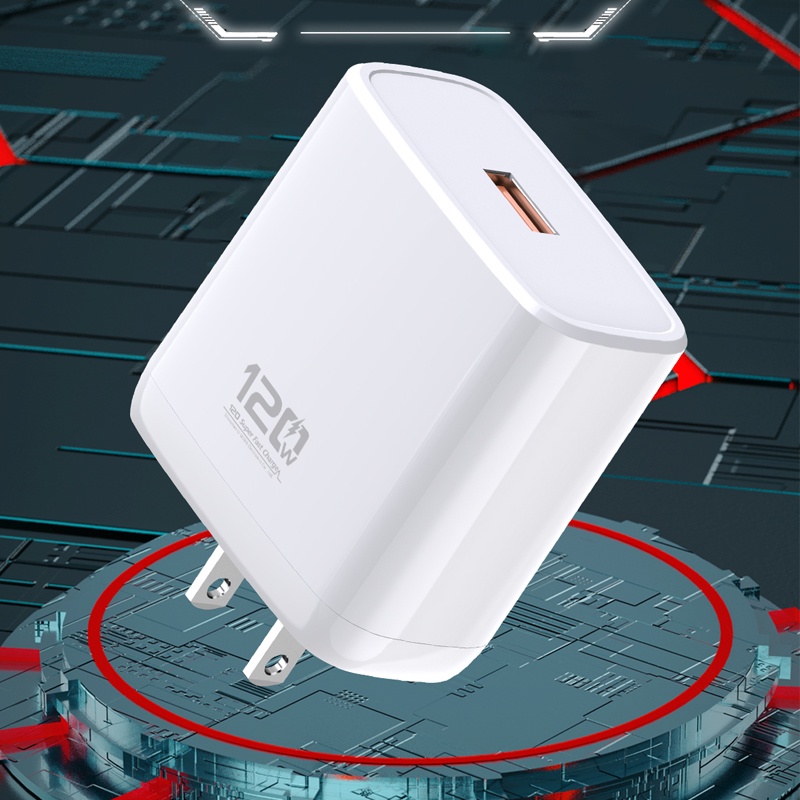 ชาร์จเร็ว-หัวชาร์จเร็ว-ชาร์จโทรศัพท์6a-120w-usb-สำหรับโทรศัพท์-android-ios-super-charger