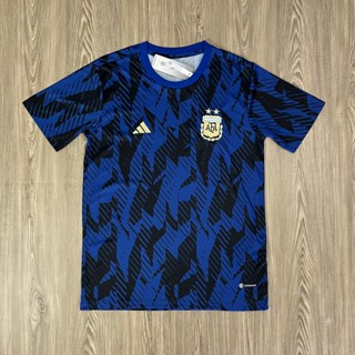 เสื้อบอลทีมชาติ เสื้อผู้ใหญ่ ทีม Argentina ฤดูกาล 2023 เนื้อผ้าโพลีเอสเตอร์แท้ เกรดแฟนบอล AAAแท้