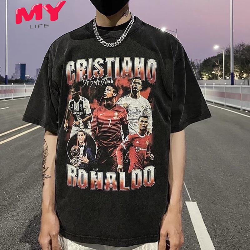 life-ฟุตบอลโลกเสื้อยืดฟุตบอลโลก-โรนัลโด้-bootleg-t-shirt-โรนัลโด้-cr7-jersey-เสื้อฟุตบอล