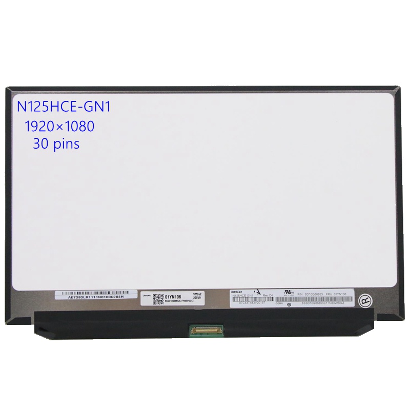 LCD Bildschirm Für N125HCE-GN1 N125HCE-GPA 12.5 Zoll Laptop Display ...