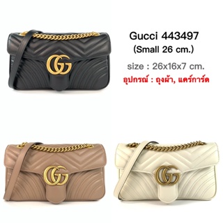 GUCCI marmont 26 cm 100% [ส่งฟรี]