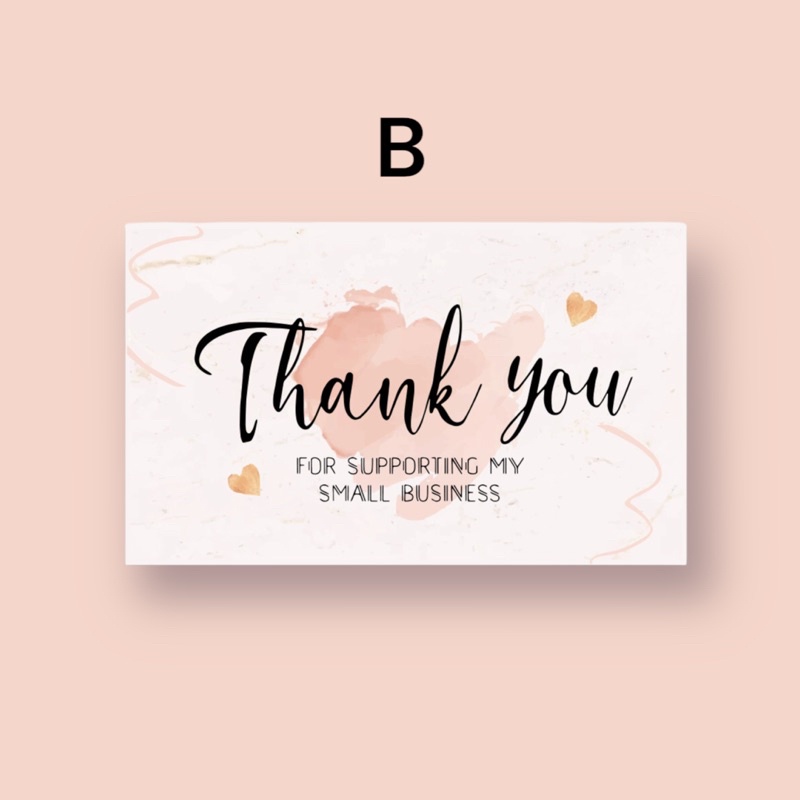 พร้อมส่ง-thank-you-card-thank-you-การ์ด-บัตรขอบคุณลูกค้า-บัตร-thank-you