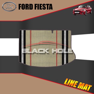 Ford Fiesta 2010-2016 Blackhole Trap Line Mat Edge (Trunk ที่เก็บสัมภาระท้ายรถ)