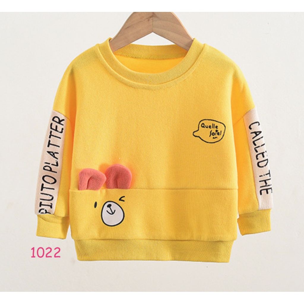 tlb-1022-เสื้อแขนยาวเด็กชาย-sweater-สีเหลืองลายหมี