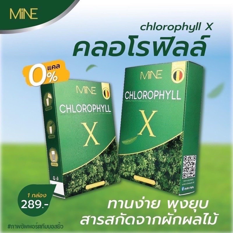 chlorophyll-x-คลอโรฟิลล์-มายด์มิ้น-ลดบวม-กระชับสัดส่วน-สินค้าแท้-100-พร้อมส่ง