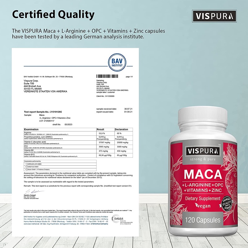 maca-root-capsules-5-000-มก-แอล-อาร์จินีน-วิตามินb6-b12-คปภ-และสังกะสี-สูตรเพิ่มพลังงาน-60-120-แคปซูล