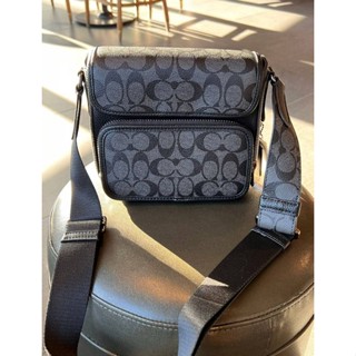 COACH SULLIVAN FLAP CROSSBODY IN SIGNATURE ((C9870))