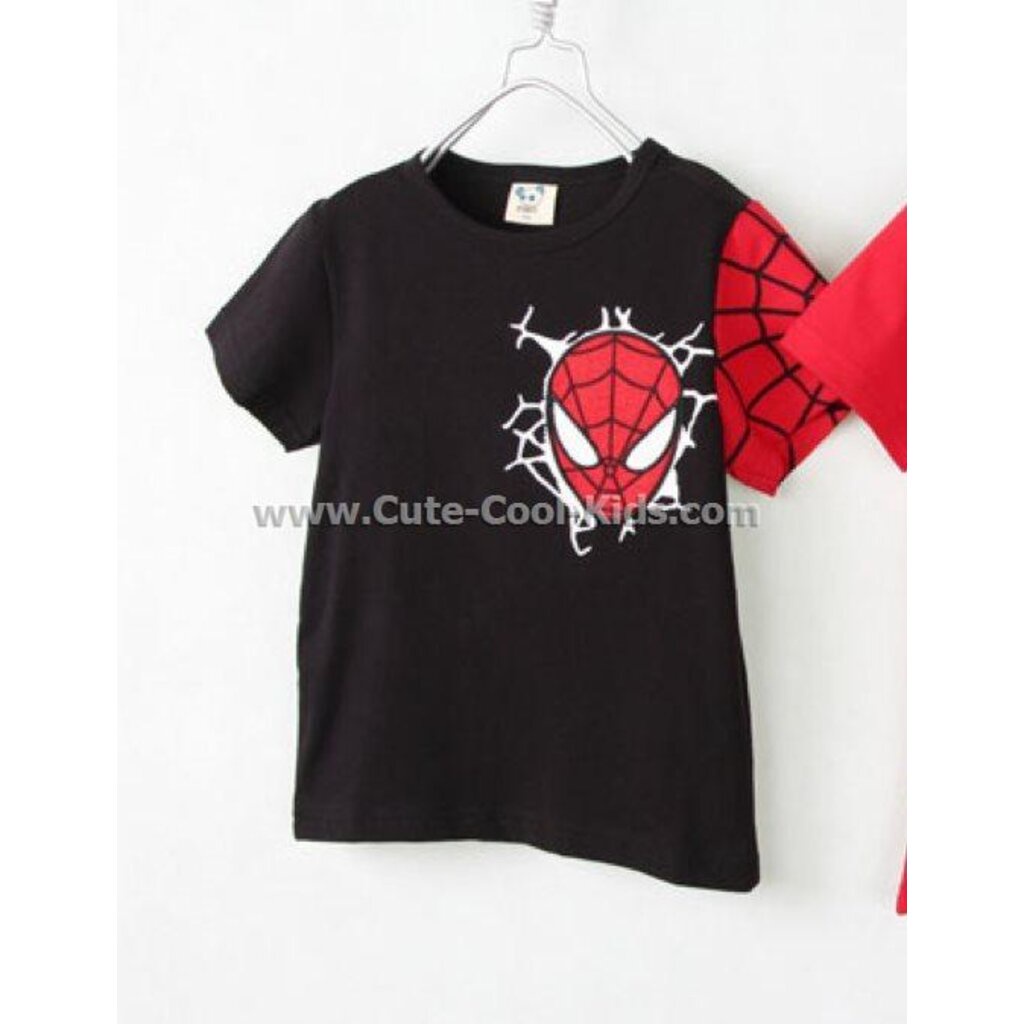 tsb-753-เสื้อยืดเด็กผู้ชาย-spider