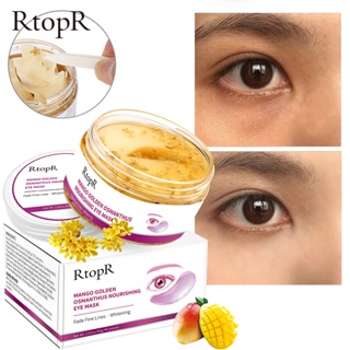 RtopR Mango Anti-wrinkle Eye Patches Anti Dark Circles Anti-Aging Firm Eyes Mask Moisturizer Brighten Skin Care Korean C