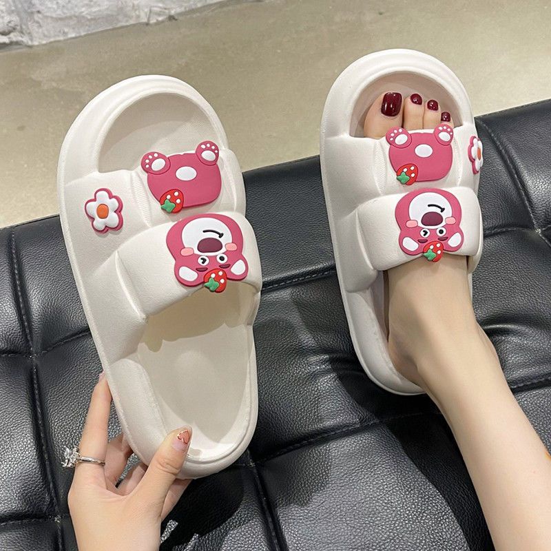 ภาพสินค้ารองเท้าลายการ์ตูน รองเท้าแฟชั่น รองเท้าสไตล์เกาหลี รองเท้า รองเท้าแบบสวม รองเท้าแตะ SHO-BF จากร้าน sunbalee บน Shopee ภาพที่ 7