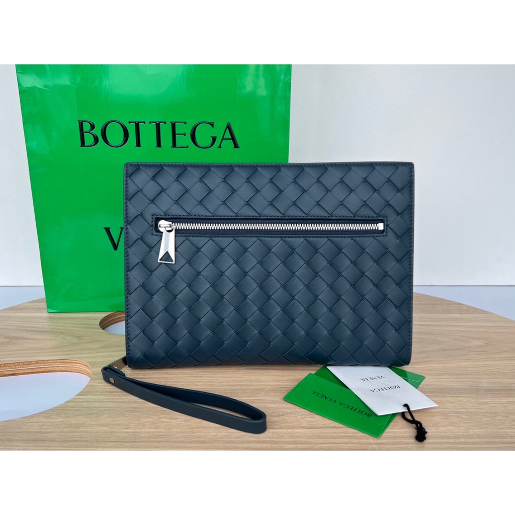 พรี-ราคา10500-bottega-veneta-693675-หนังวัว-กระเป๋า-บัตร-คลัทช์กระเป๋าแฟชั่น