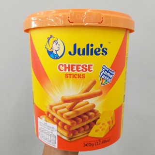 Julie’s Cheese Sticks จูลีส์ ชีสสติ๊ก แบบถัง ขนาด 360 กรัม