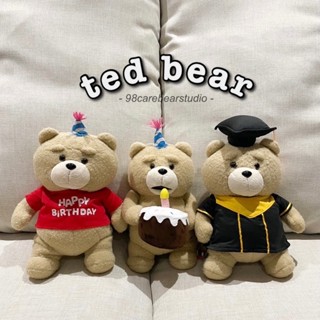 (พร้อมส่ง🧸) ตุ๊กตาหมี Ted ตุ๊กตาสุดฮิตจากประเทศเกาหลีแท้ 100%🇰🇷