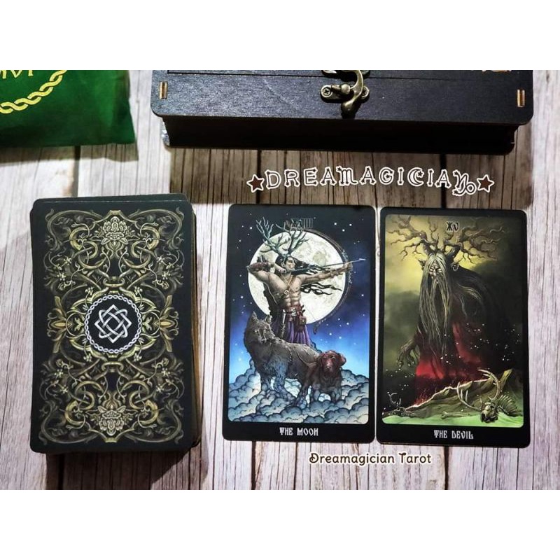 slavic-legends-tarot-แบบกล่องไม้ลิมิเต็ด-ไพ่ยิปซีแท้ชุดสะสม-ไพ่ยิปซี-ไพ่ทาโร่ต์-ไพ่ออราเคิล-tarot-oracle-cards