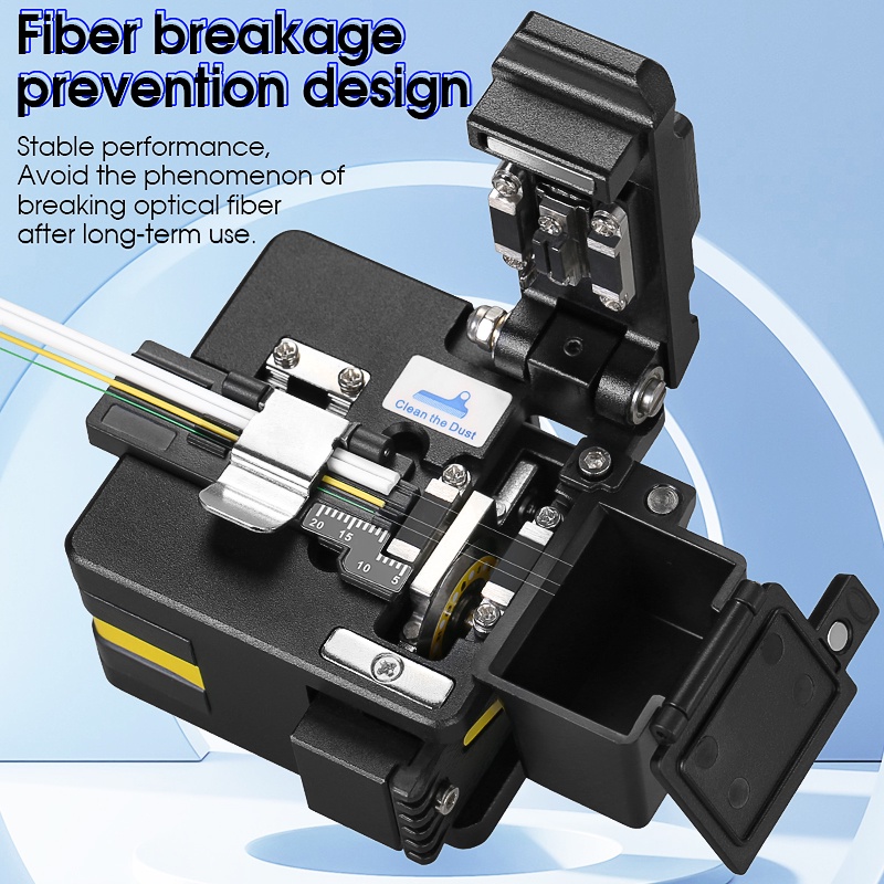 fiber-cleaver-เครื่องตัดสายไฟเบอร์ออปติคอล-aua-x2-ออปติคอลฟิวชั่น-ละลายร้อน-สายเคเบิลออปติคอล-ftth-เครื่องมือไฟเบอร์ออปติคอล-ใบมีด