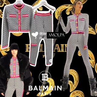 SET BALMAIN KNIT 2022SS  ......ตัวเสื้อเป็นงานไหมพรม เนื้อผ้าดีม๊ากก หนานุ่มนิ่ม ผ้าใส่สบายไม่ร้อน ตามช๊อปเลยน๊า