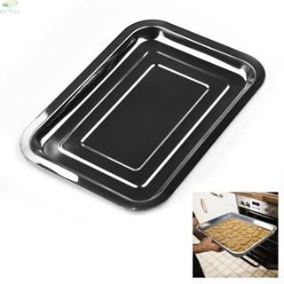 【ECHO】1 Pc Non-Stick Rectangle Baking Pans Baking Sheet For Toaster Oven Cookie Baking【Echo-baby】
