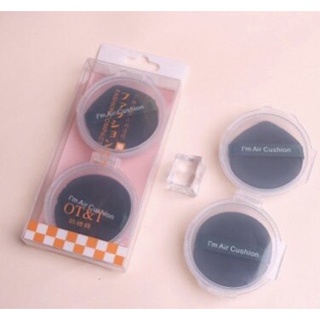 พร้อมส่ง OT&amp;T พัฟฟองน้ําสําหรับแต่งหน้า 2 ชิ้น