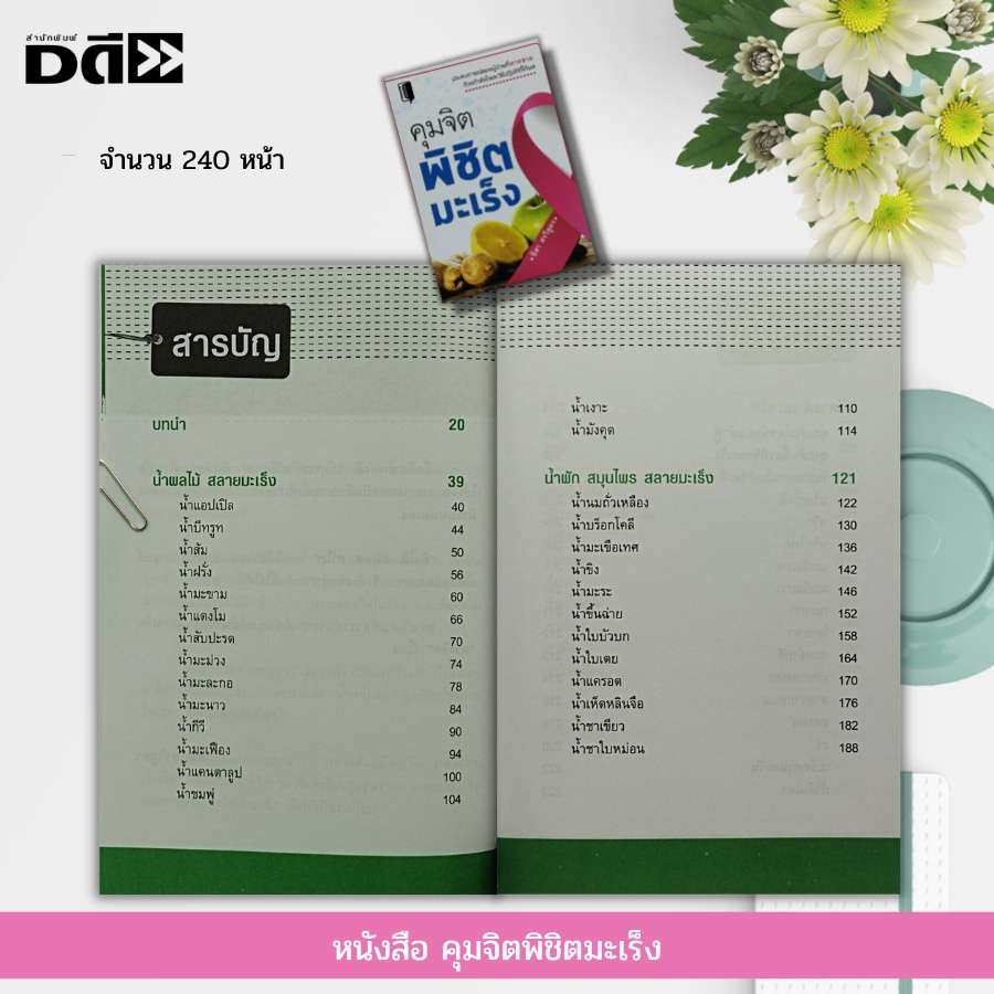 หนังสือ-คุมจิตพิชิต-มะเร็ง-จิตวิทยา-การฝึกจิต-สมาธิ-การป้องกันโรค-การบำบัดโรค-การดูแลสุขภาพ-บริหารความคิด