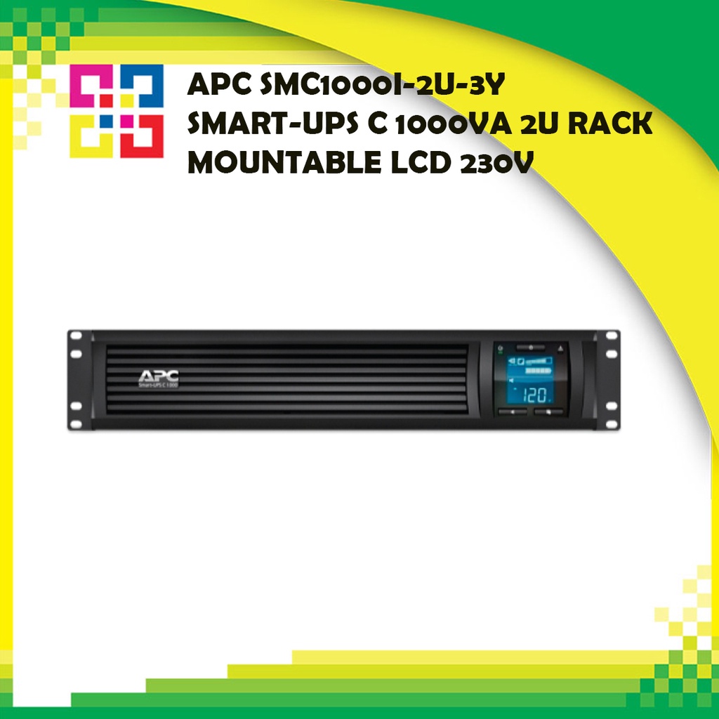 apc-smc1000i-2u-3y-smart-ups-c-1000va-600w-2u-rack-mountable-lcd-230v