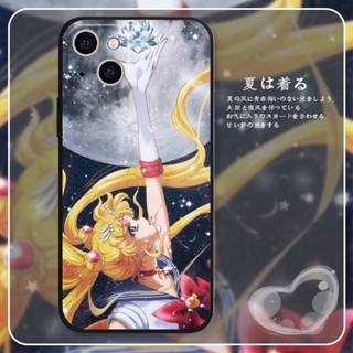 Black Sailor Moon เคสไอโฟน iPhone 8 Plus case X Xr Xs Max Se 2020 cover เคส iPhone 13 12 pro max 7 Plus 11 14 pro max