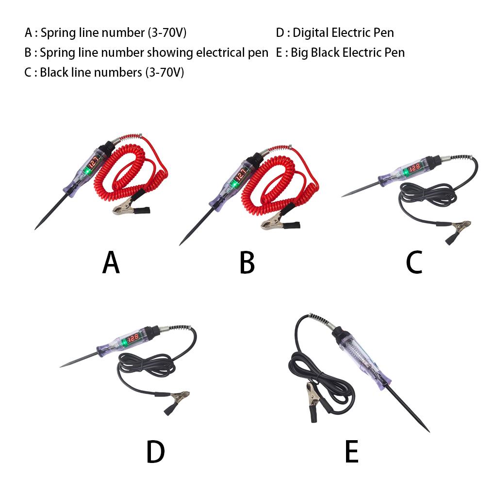 ปากกาทดสอบแรงดันไฟฟ้ารถยนต์-โวลต์มิเตอร์-ทดสอบการทดสอบ-ทดสอบช่างไฟฟ้า-การวินิจฉัย-แบบมืออาชีพ-ประเภท-1
