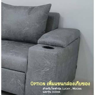 แขนโซฟา Option เปิดเก็บของได้ (สำหรับsofa Debon) เป็นOptionเสริม