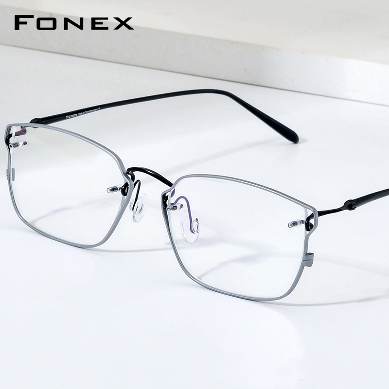 fonex-ใหม่-แว่นตาออปติคอล-ไทเทเนียมบริสุทธิ์-กรอบสี่เหลี่ยม-สไตล์วินเทจ-เรโทร-สําหรับผู้ชาย-2022-f98641