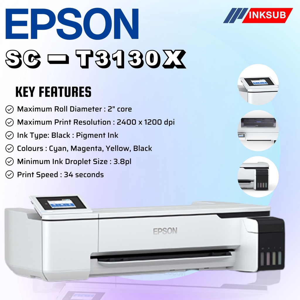 Epson Surecolor Sc T3130x Technical Printer Shopee Thailand 8673