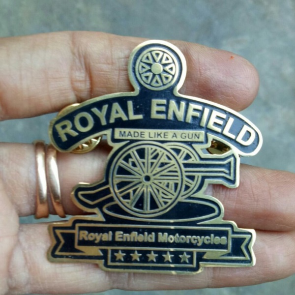 หมุดทองเหลือง-สไตล์วินเทจ-สําหรับรถจักรยานยนต์-cafe-racer-pin-royal-enfield-limited-edition