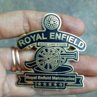 หมุดทองเหลือง สไตล์วินเทจ สําหรับรถจักรยานยนต์ Cafe Racer Pin Royal Enfield Limited Edition