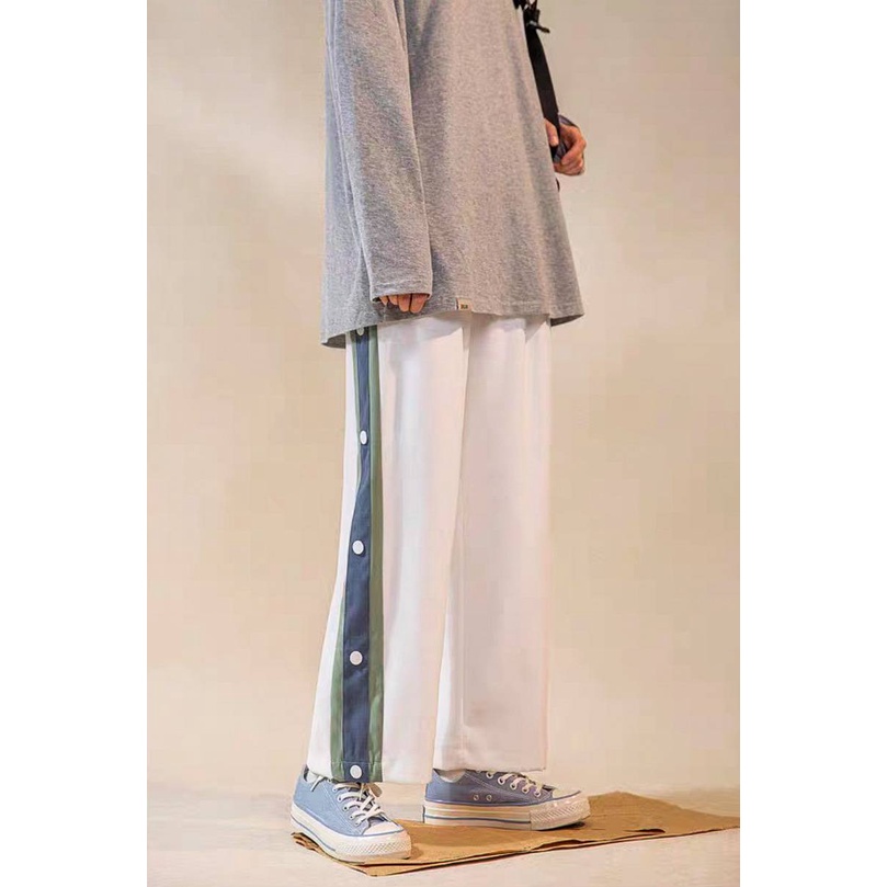 daralista-li03-collin-trousersกางเกงขายาว-กางเกงสีเบจ-กางเกงลายทาง-กางเกงทรงหลวม-การเกงแฟชั่น-กางเกงทรงบอย