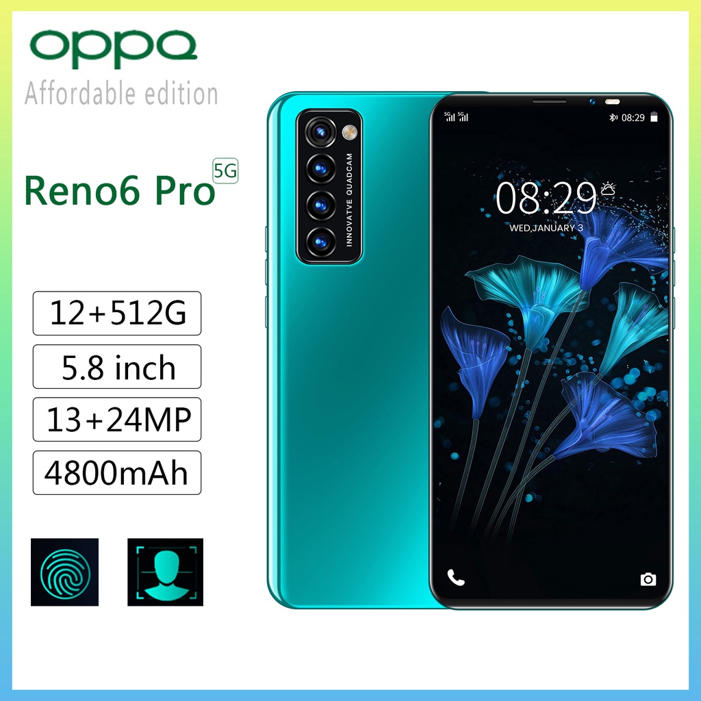 ภาพหน้าปกสินค้าOPPO โทรศัพท์ Rino6 pro 5G โทรศัพท์มือถือ 12GB + 512GB  โทรศัพท์มือถือ โทรศัพท์ราคาถูก Dual SIM