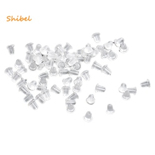 HOT_ Clear Soft Earing Findings Back Stoppers รับเครื่องมือที่ปลอดภัย