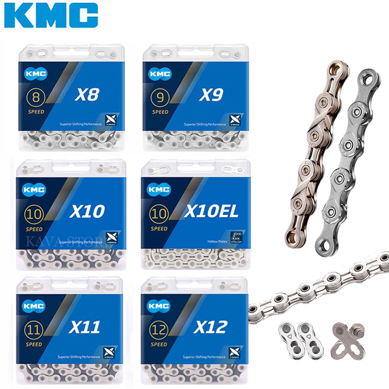 kmc-โซ่จักรยาน-x11-x11el-sl-10-ความเร็ว-x10-x10el-x10sl-8-9-10-11-12-ความเร็ว-สําหรับ-shimano-sram