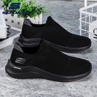 สินค้า Skechers_ รองเท้ากีฬา รองเท้าวิ่งลําลอง ผ้าตาข่าย ระบายอากาศได้ดี ความยืดหยุ่นสูง สําหรับผู้ชาย และผู้หญิง ไซซ์ 36-45