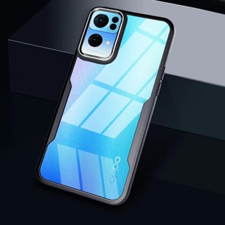 [ส่งจากไทย] Case OPPO Reno7Pro 5G เคสหลังใส เคสกันกระแทก ขอบนิ่มหลังแข็ง PC+TPU เคส Oppo reno7pro 5G