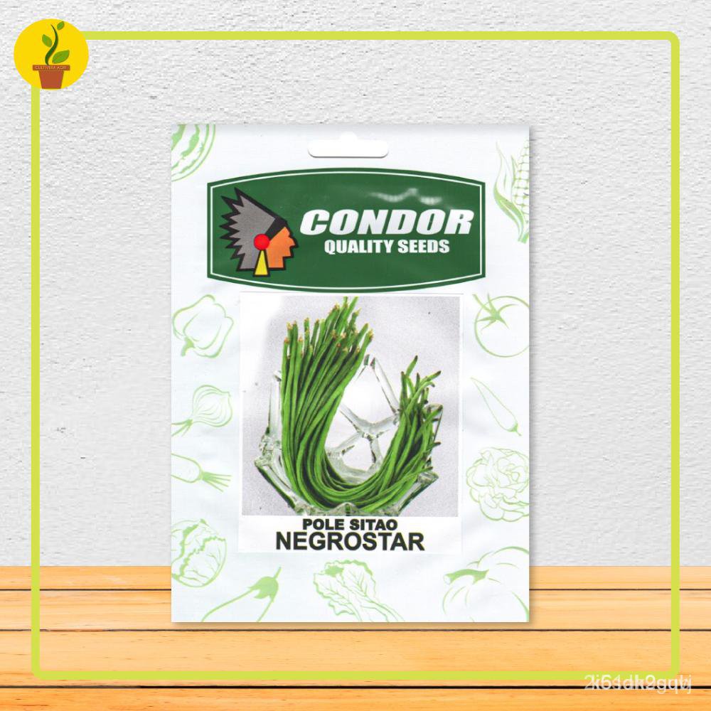 ผลิตภัณฑ์ใหม่-เมล็ดพันธุ์-จุดประเทศไทย-pole-sitao-seeds-negrostar-variety-10-grams-packet-condor-by-cultiv-เมล็