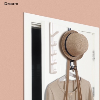&lt;Dream&gt; ใหม่ ราวพลาสติก จัดระเบียบตะขอ ที่แขวนประตูห้องนอน ราวแขวนเสื้อผ้า ที่เก็บของในบ้าน เหนือประตู กระเป๋าสตางค์ ชั้นวางของ สําหรับลดราคากระเป๋า