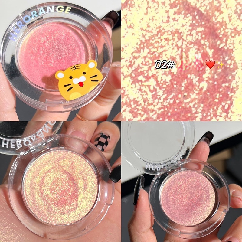 พร้อมส่ง-herorange-อายแชโดว์ไฮไลท์-คอนทัวร์-เนื้อมุก-ขาวดํา-ลายเสือน่ารัก