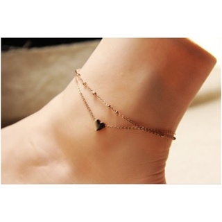 สร้อยข้อเท้าสำหรับผิวแพ้ง่าย In Love Anklet_AT001