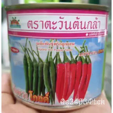 ผลิตภัณฑ์ใหม่-เมล็ดพันธุ์-เมล็ดพันธุ์คุณภาพสูงในสต็อกในประเทศไทย-พร้อมส่งพริกอัมพวาโกลด์-ข-ขายดี็ด-v7g8