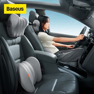 Baseus หมอนรองคอ เมมโมรี่โฟม 3D ระบายอากาศ อุปกรณ์เสริม สําหรับรถยนต์