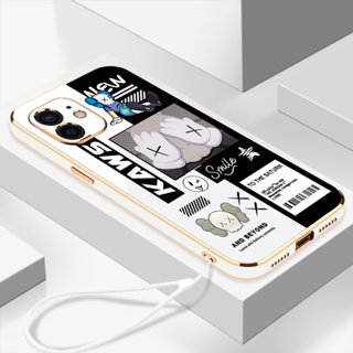เคสโทรศัพท์มือถือ ซิลิโคน ชุบไฟฟ้า ลายการ์ตูนหมี Lena สําหรับ iPhone 11 11 pro 11 pro max 12 12 pro 12 pro max 12 mini